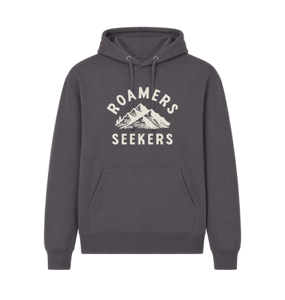 Dk Heather Printed Hoody Front
