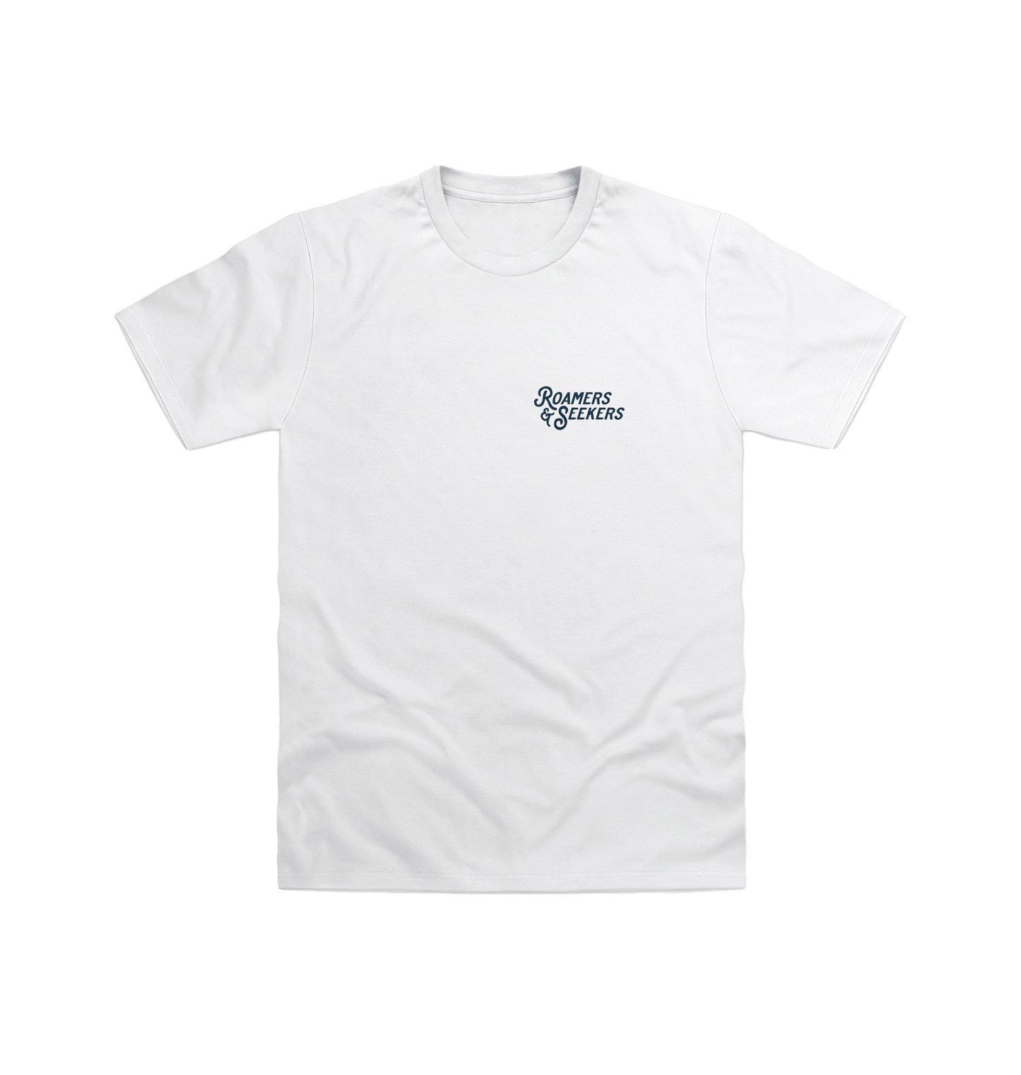 White Printed T-shirt Front