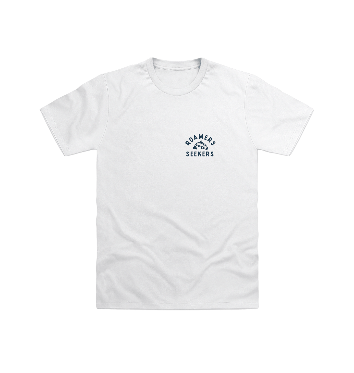 White Printed T-shirt Front