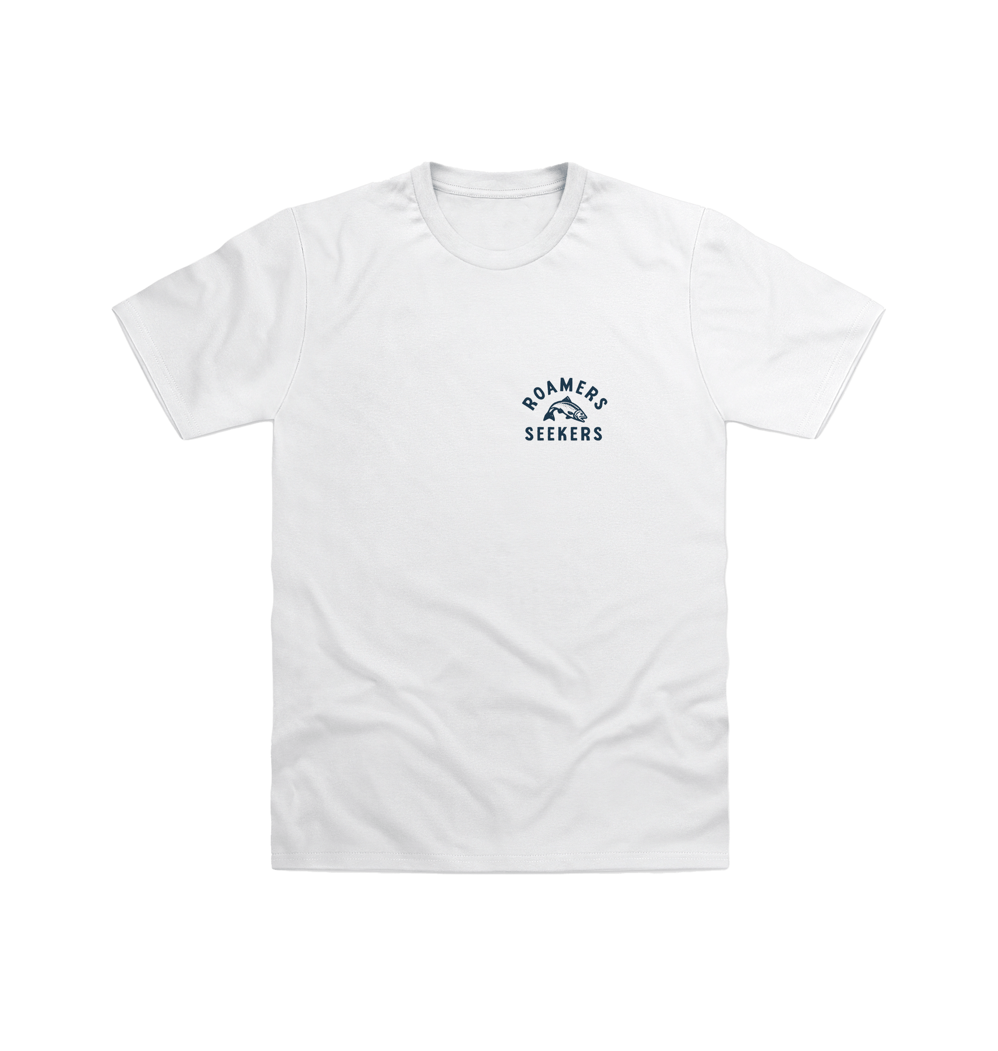 White Printed T-shirt Front