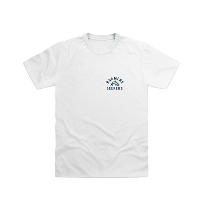 White Printed T-shirt Front