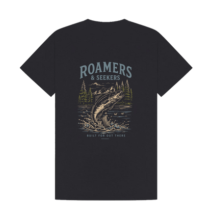 Navy Printed T-shirt Back