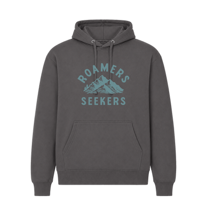 Charcoal Printed Hoody Front