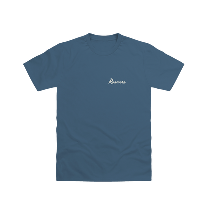 Indigo Blue Printed T-shirt Front