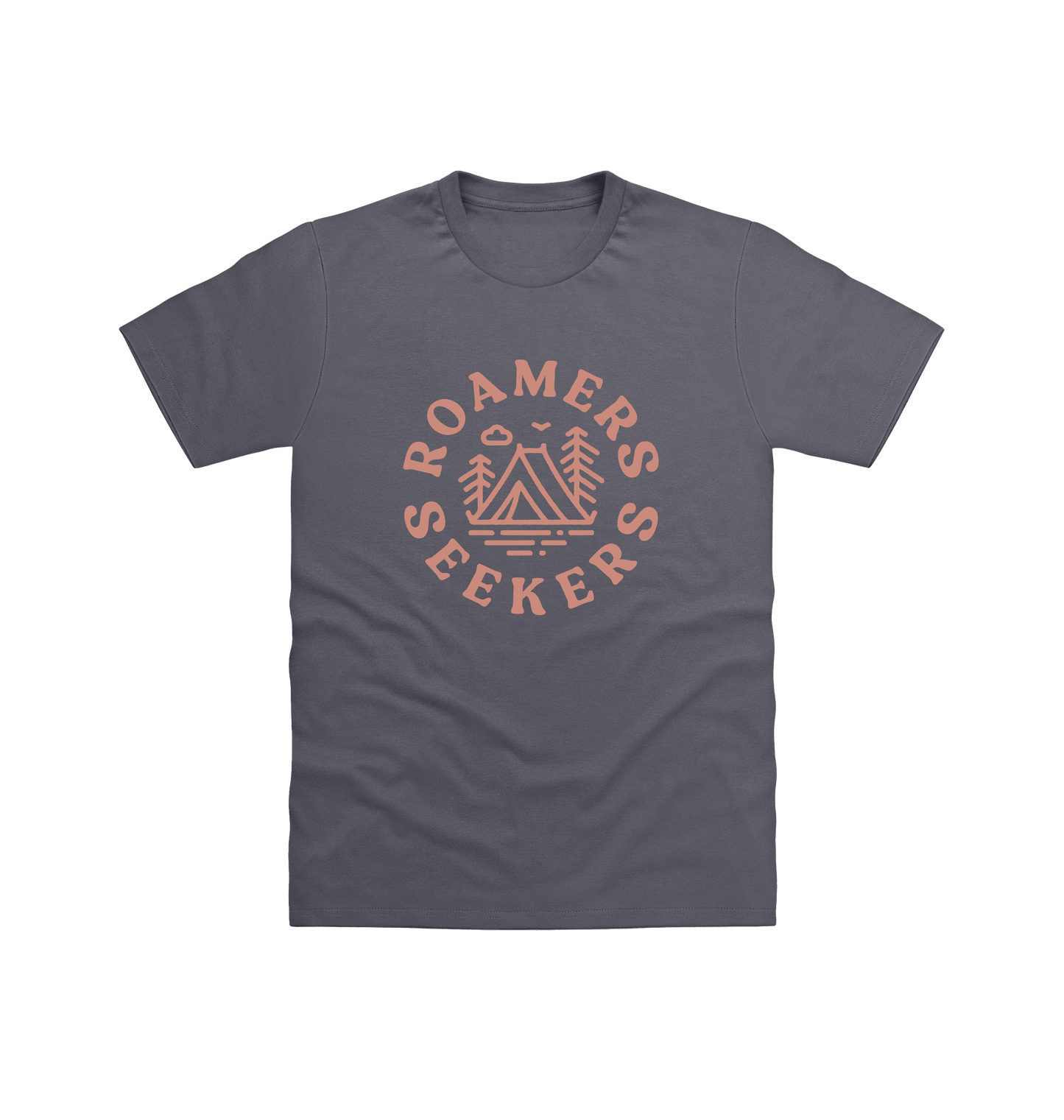 Charcoal Printed T-shirt Front