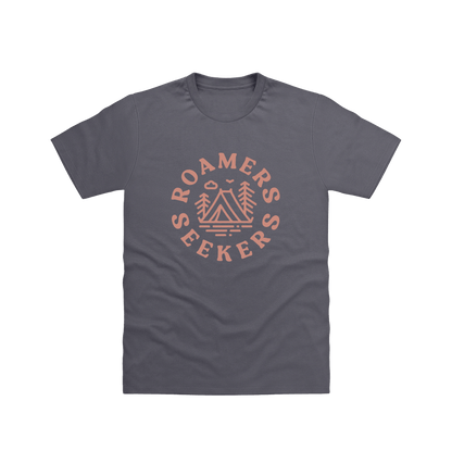 Charcoal Printed T-shirt Front