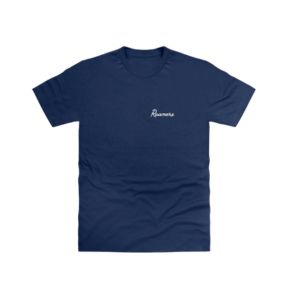 Navy Printed T-shirt Front