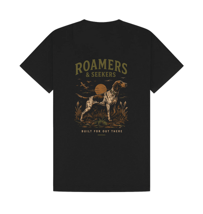 Black Printed T-shirt Back