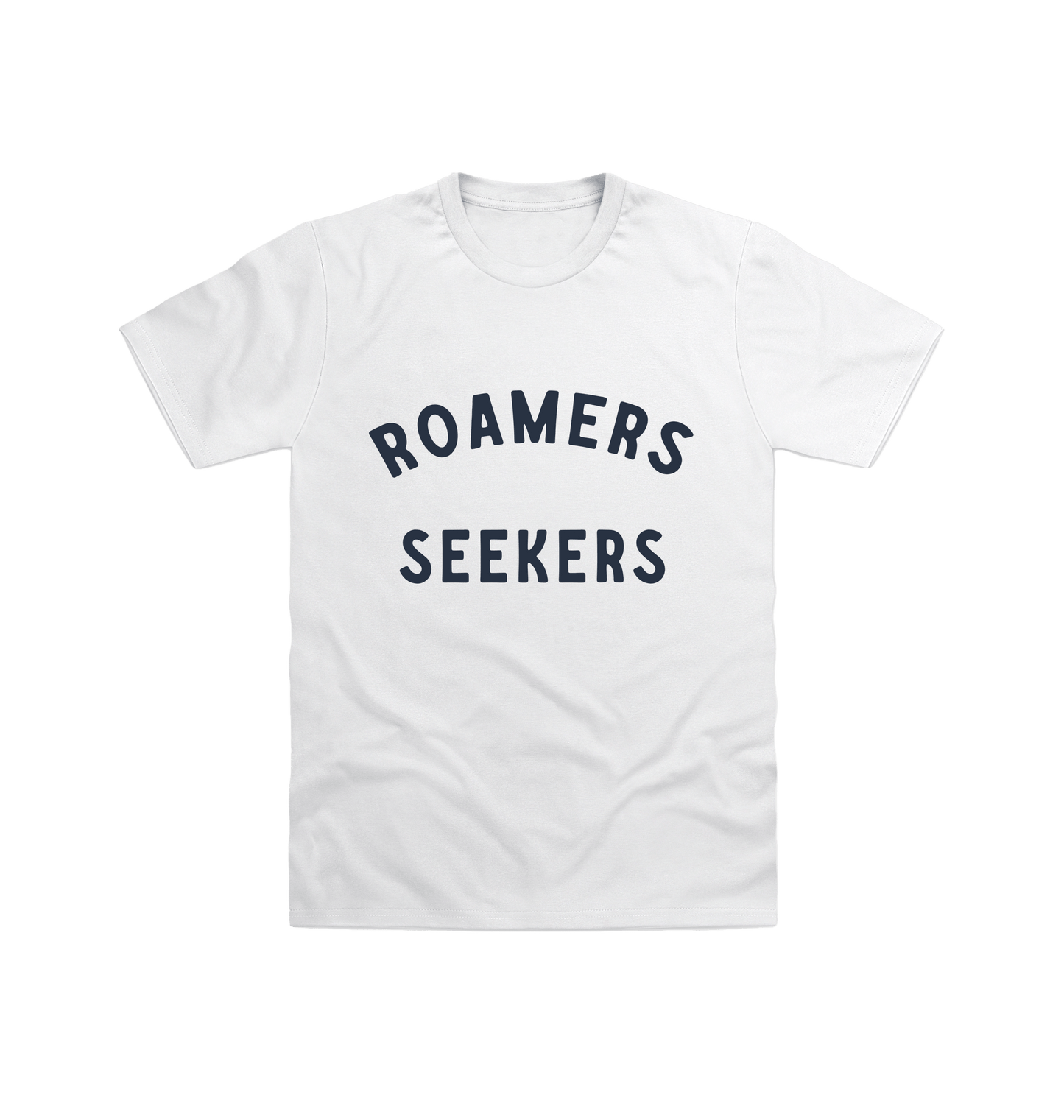 White Printed T-shirt Front