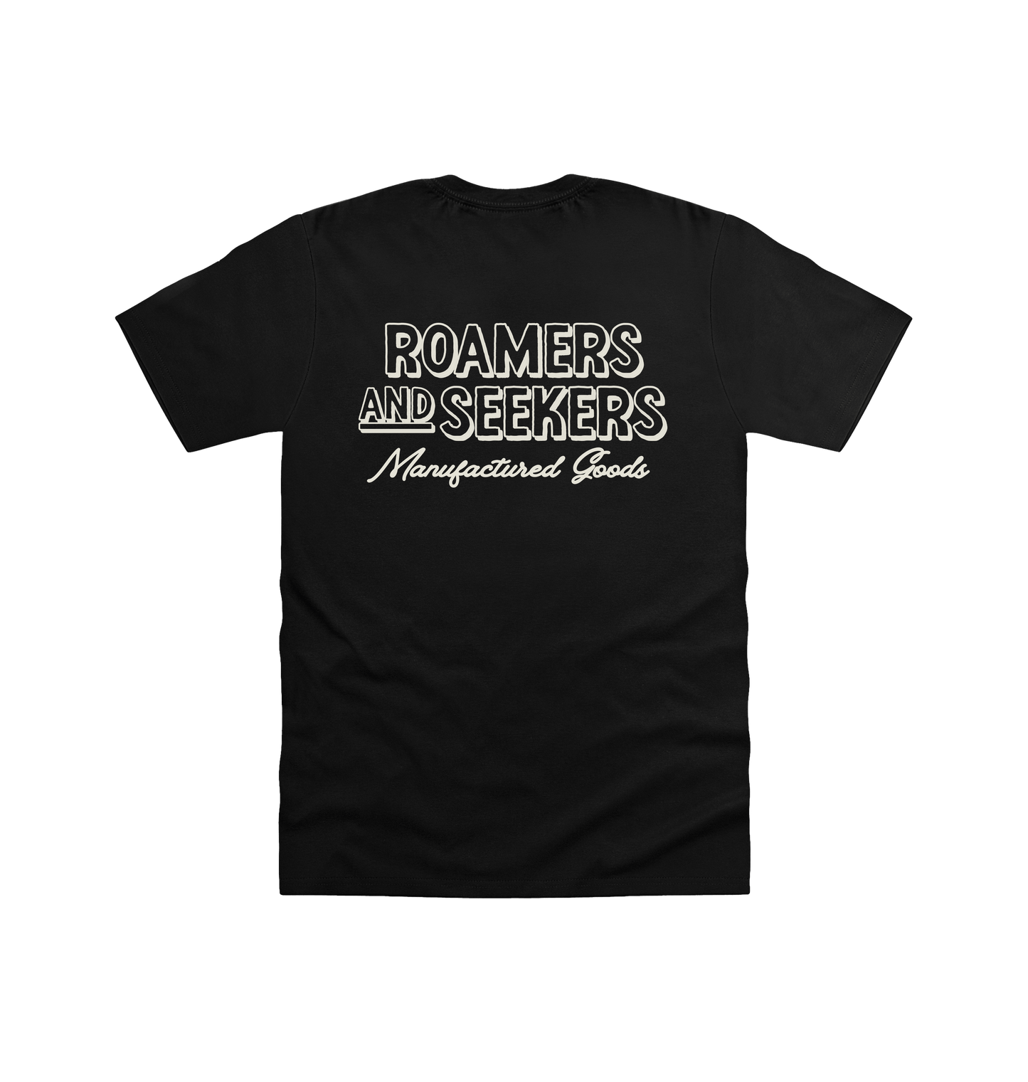 Black Printed T-shirt Back