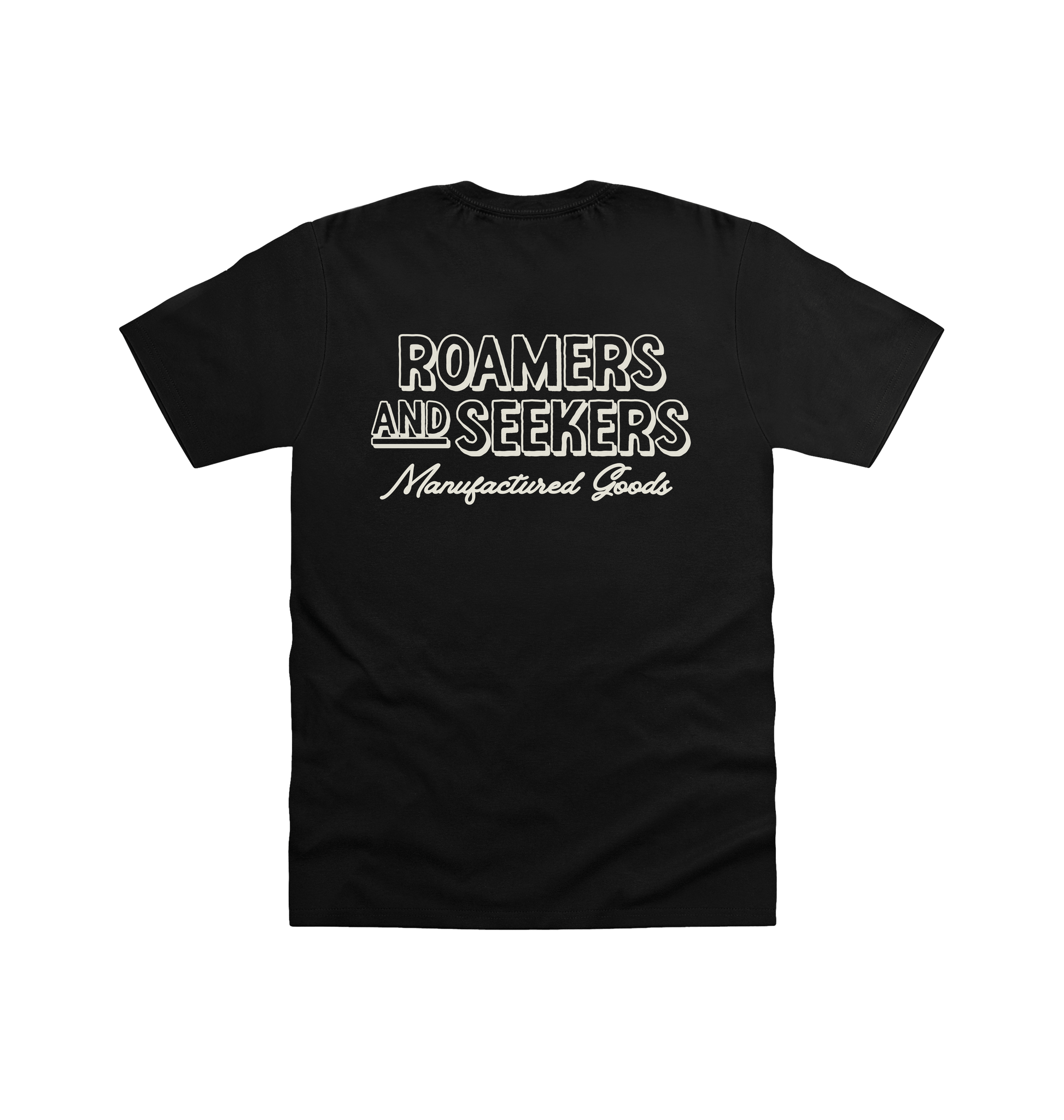 Black Printed T-shirt Back