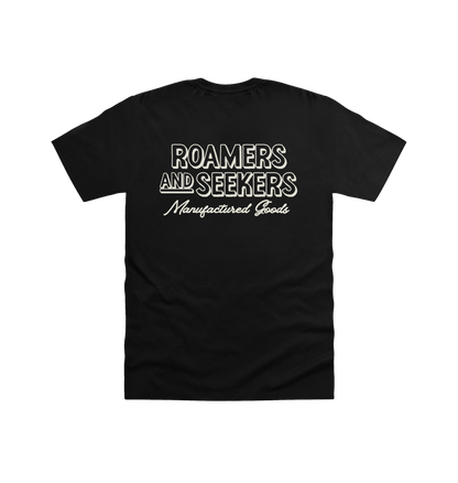 Black Printed T-shirt Back