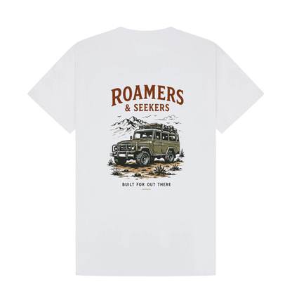 White Printed T-shirt Back