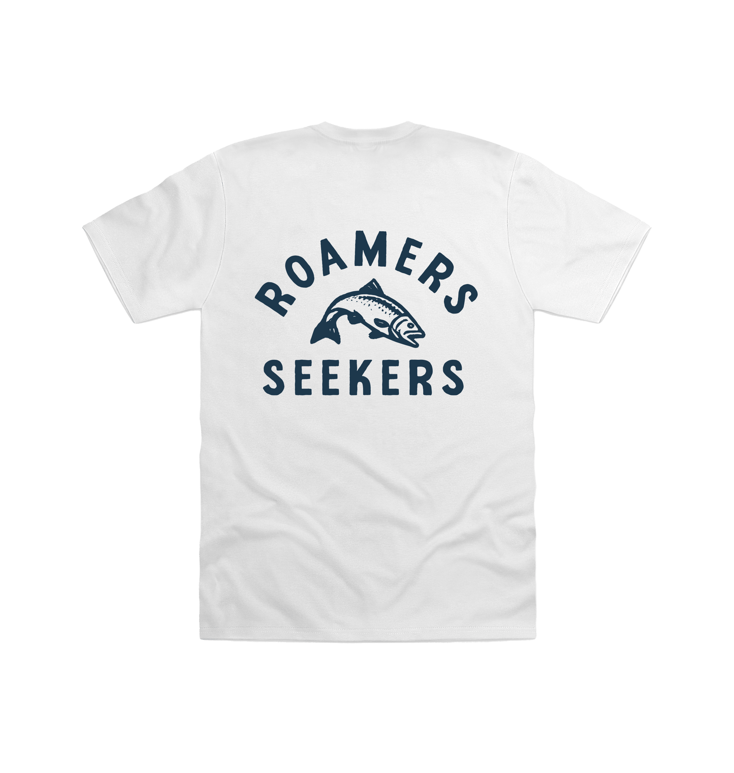 White Printed T-shirt Back