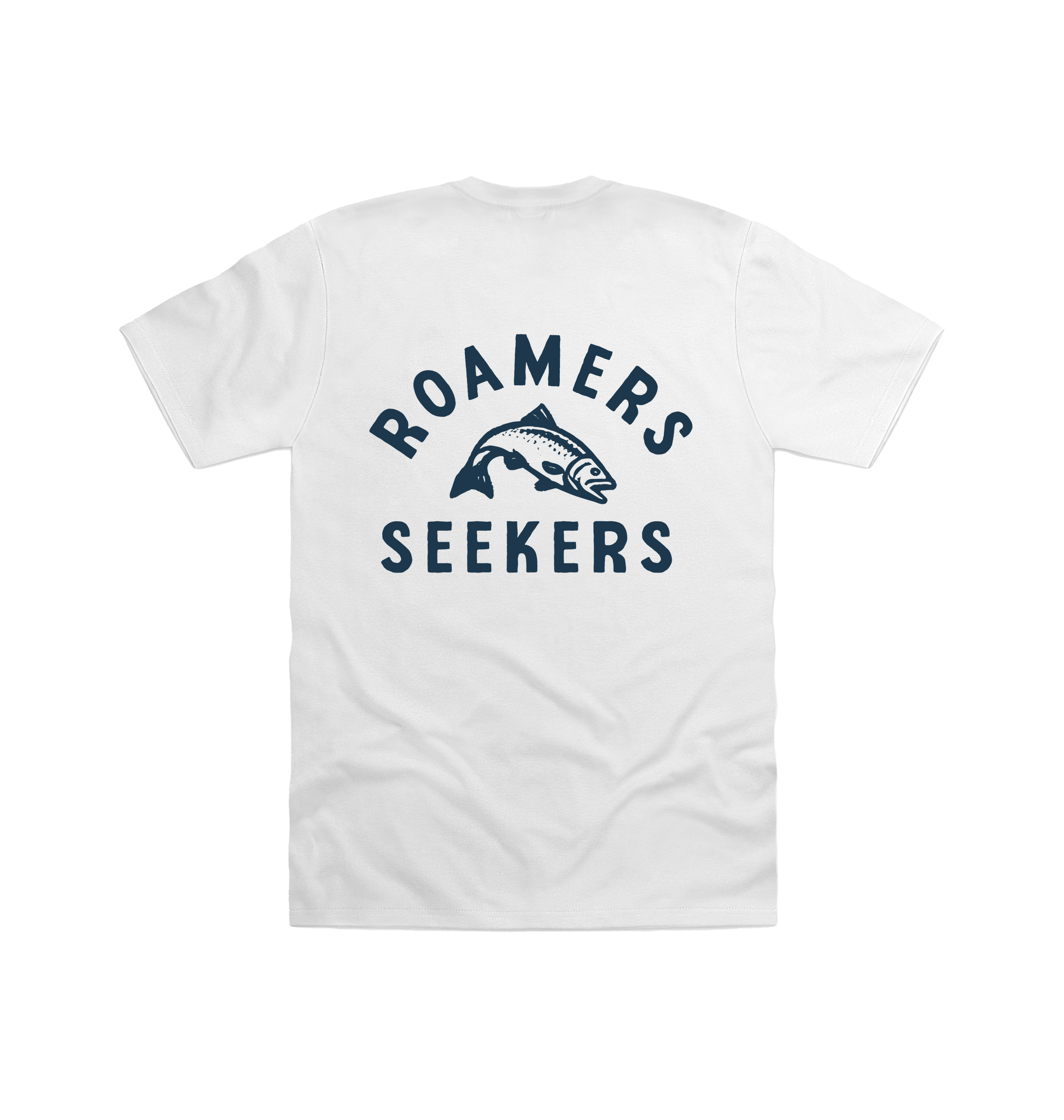 White Printed T-shirt Back