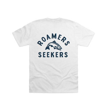 White Printed T-shirt Back