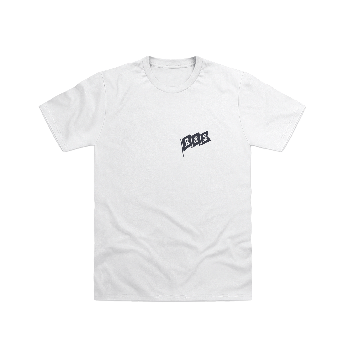 White Printed T-shirt Front