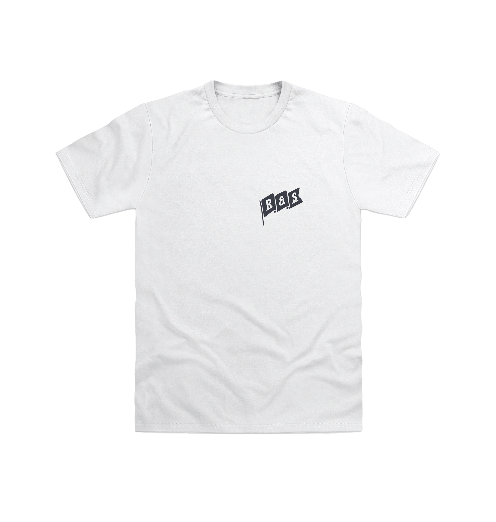 White Printed T-shirt Front