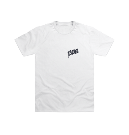 White Printed T-shirt Front