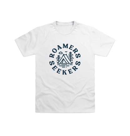 White Printed T-shirt Front
