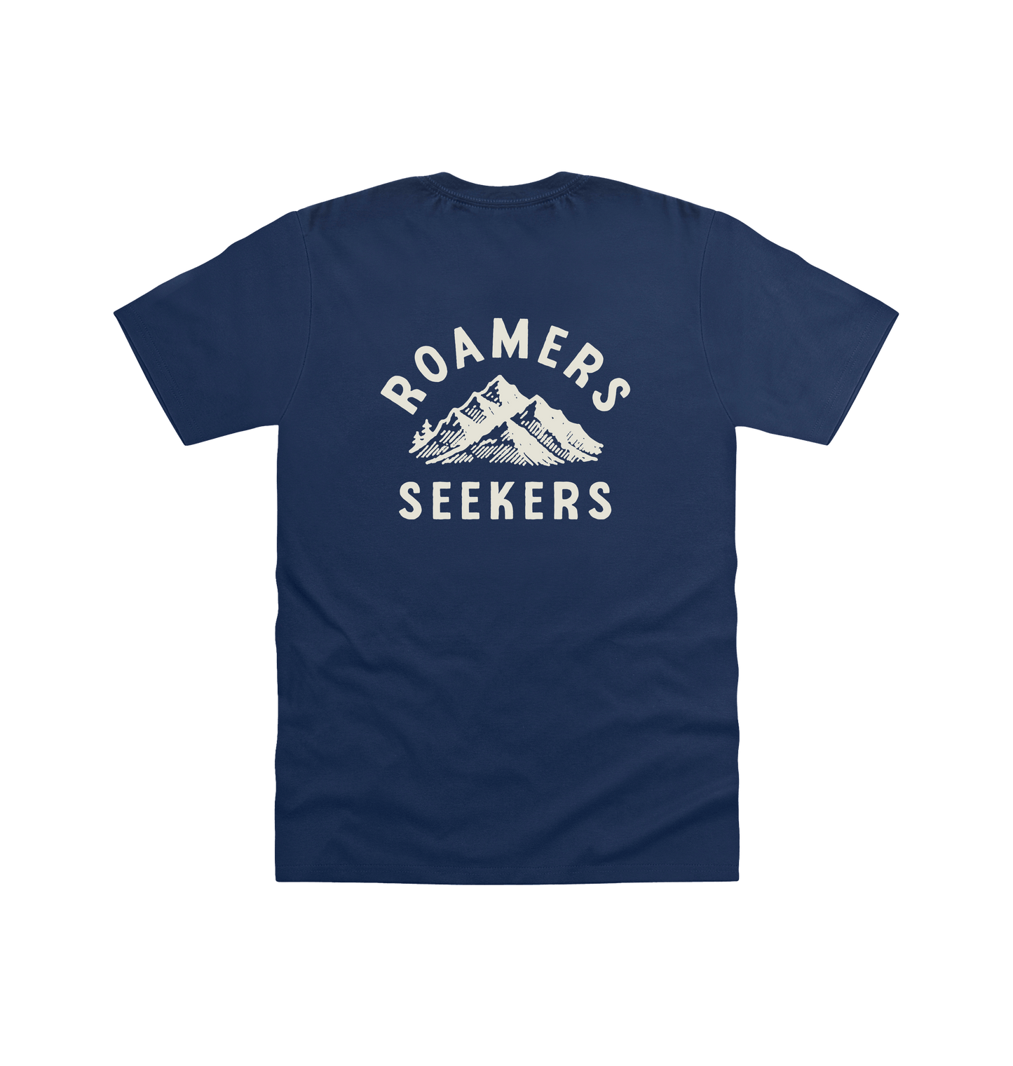 Navy Printed T-shirt Back