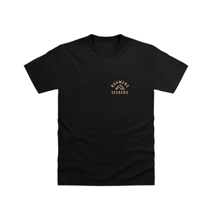 Black Printed T-shirt Front