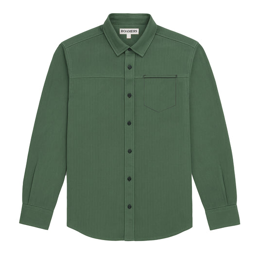 Roamers & Seekers Mens Plaskett Shirt - Sage