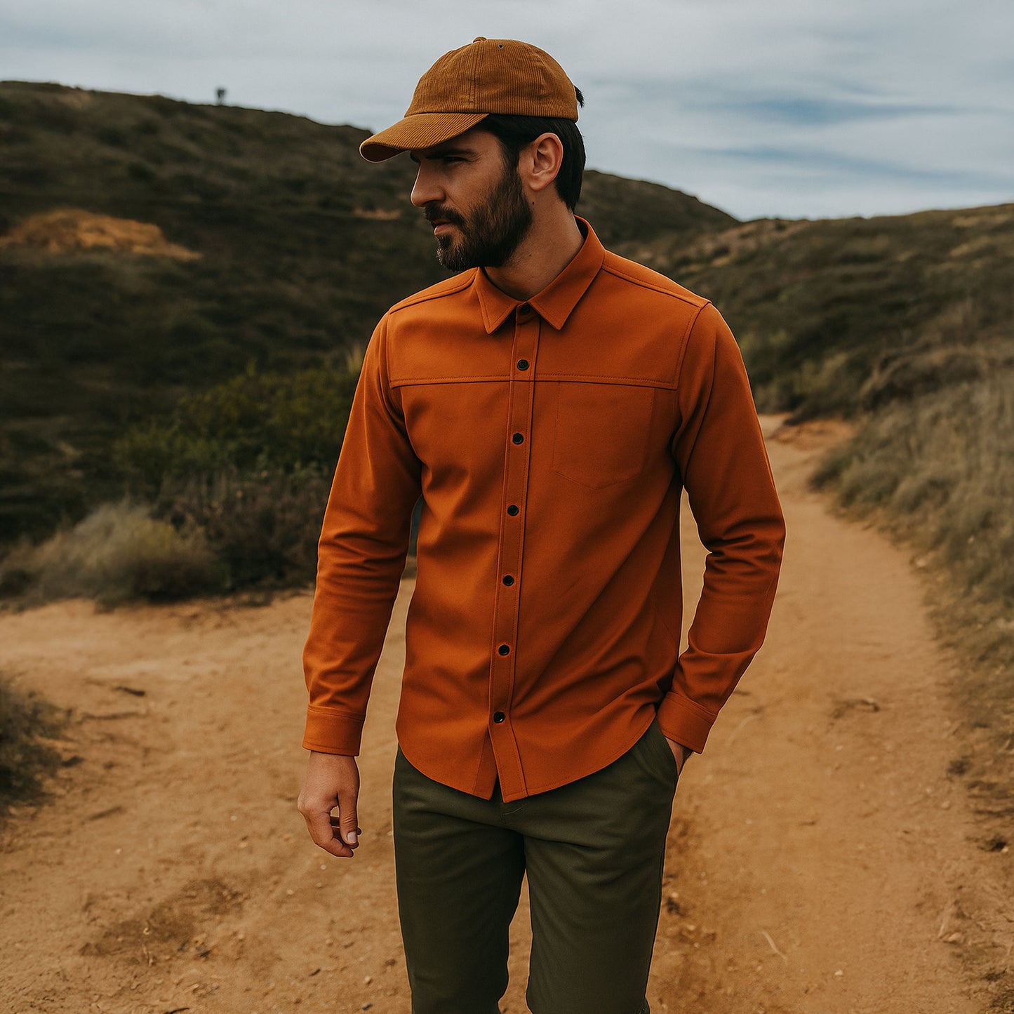 Roamers & Seekers Mens Plaskett Shirt - Dijon