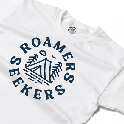 Roamers & Seekers Mens Wilderness Graphic T-Shirt – White – Classic Fit 100% Cotton – Roamers & Seekers Graphic Tee