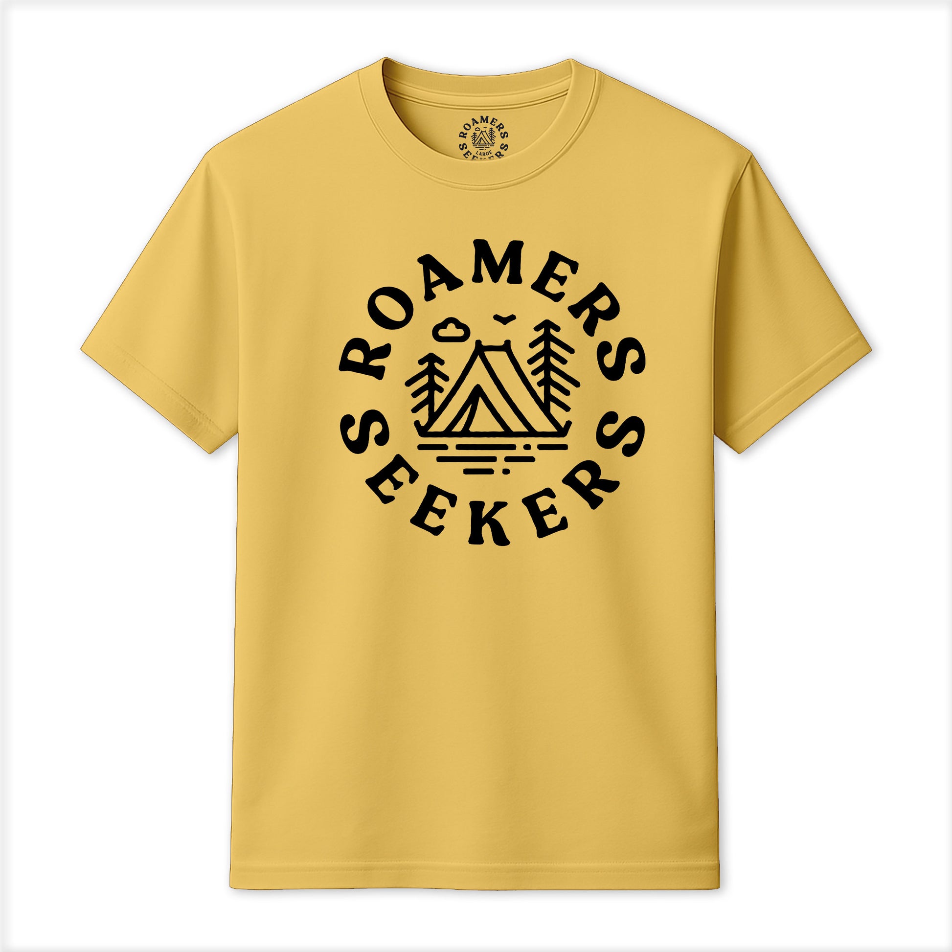 Roamers & Seekers Mens Wilderness Graphic T-Shirt – Daisy – Classic Fit 100% Cotton – Roamers & Seekers Graphic Tee
