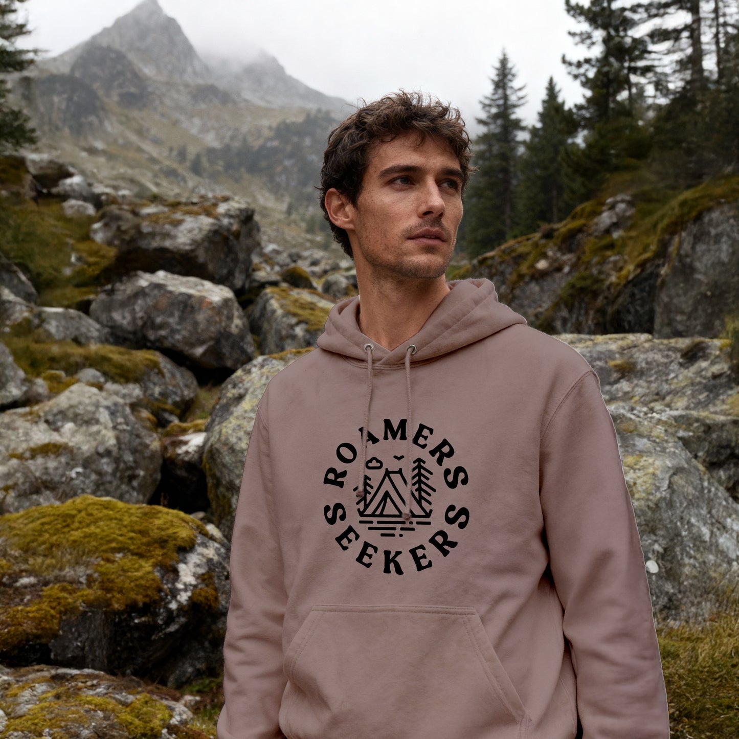 ROAMERS & SEEKERS Summit HOODIE MOCHA BROWN