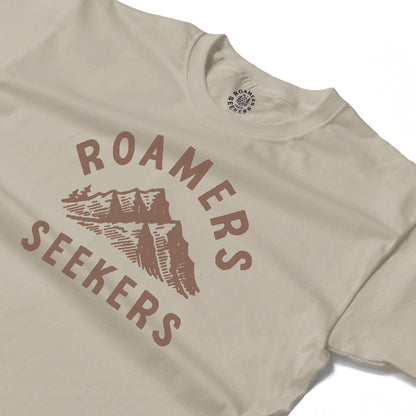 Roamers & Seekers Mens Summit Graphic T-Shirt – Natural – Classic Fit 100% Cotton – Roamers & Seekers Graphic Tee
