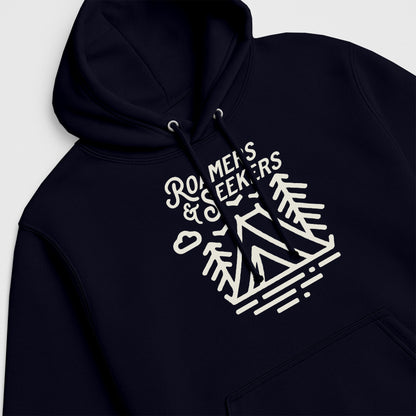 ROAMERS & SEEKERS Wilderness HOODIE NEW FRENCH NAVY
