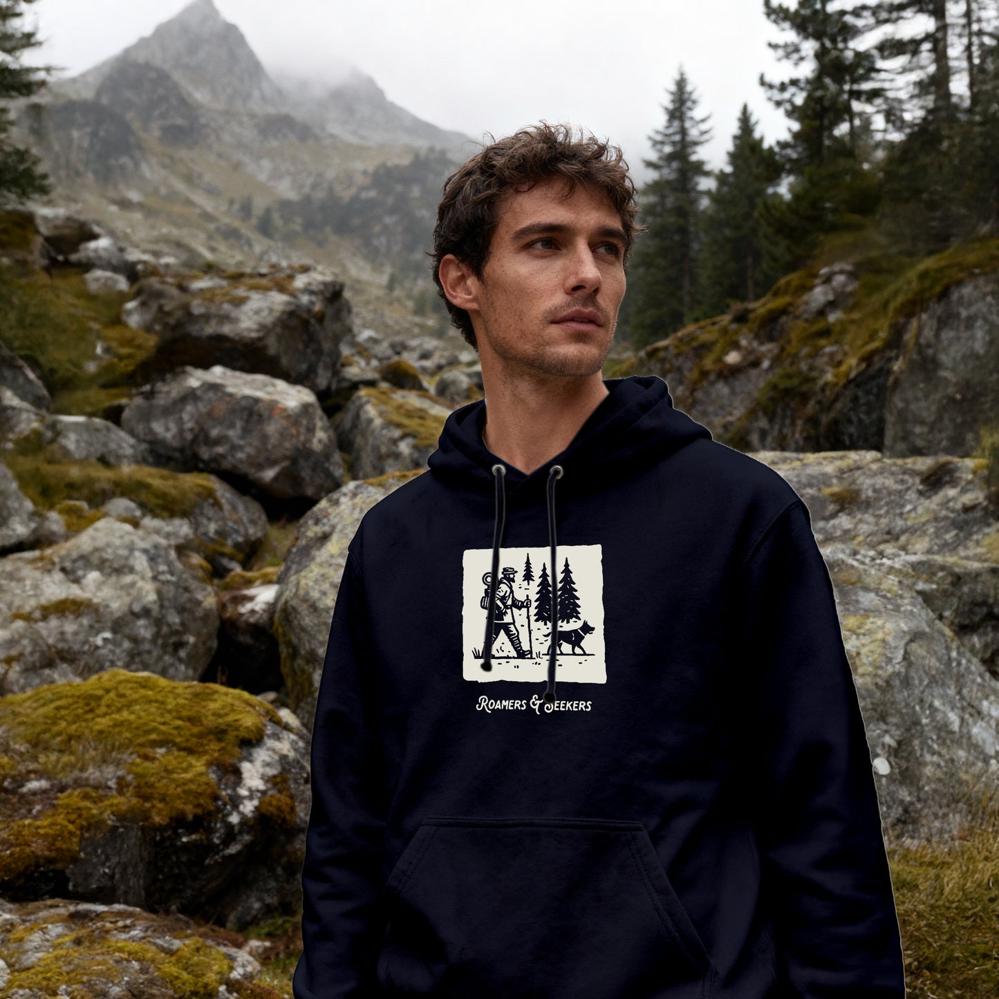 ROAMERS & SEEKERS Roam HOODIE NEW FRENCH NAVY