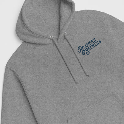 ROAMERS & SEEKERS Stack HOODIE HEATHER GREY