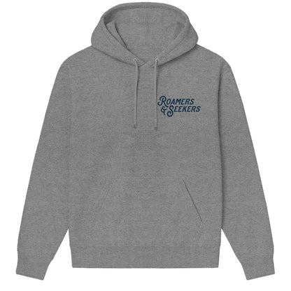 ROAMERS & SEEKERS Stack HOODIE HEATHER GREY