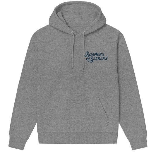 ROAMERS & SEEKERS Stack HOODIE HEATHER GREY