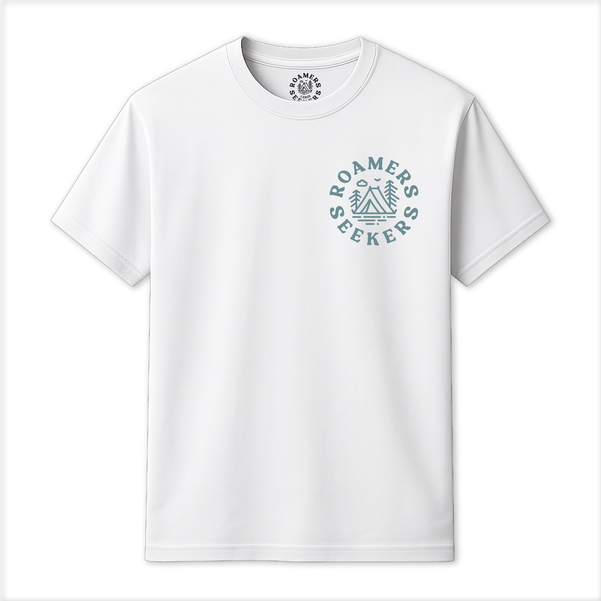 Roamers & Seekers Mens Outback Graphic T-Shirt – White – Classic Fit 100% Cotton – Roamers & Seekers Graphic Tee