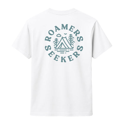 Roamers & Seekers Mens Outback Graphic T-Shirt – White – Classic Fit 100% Cotton – Roamers & Seekers Graphic Tee