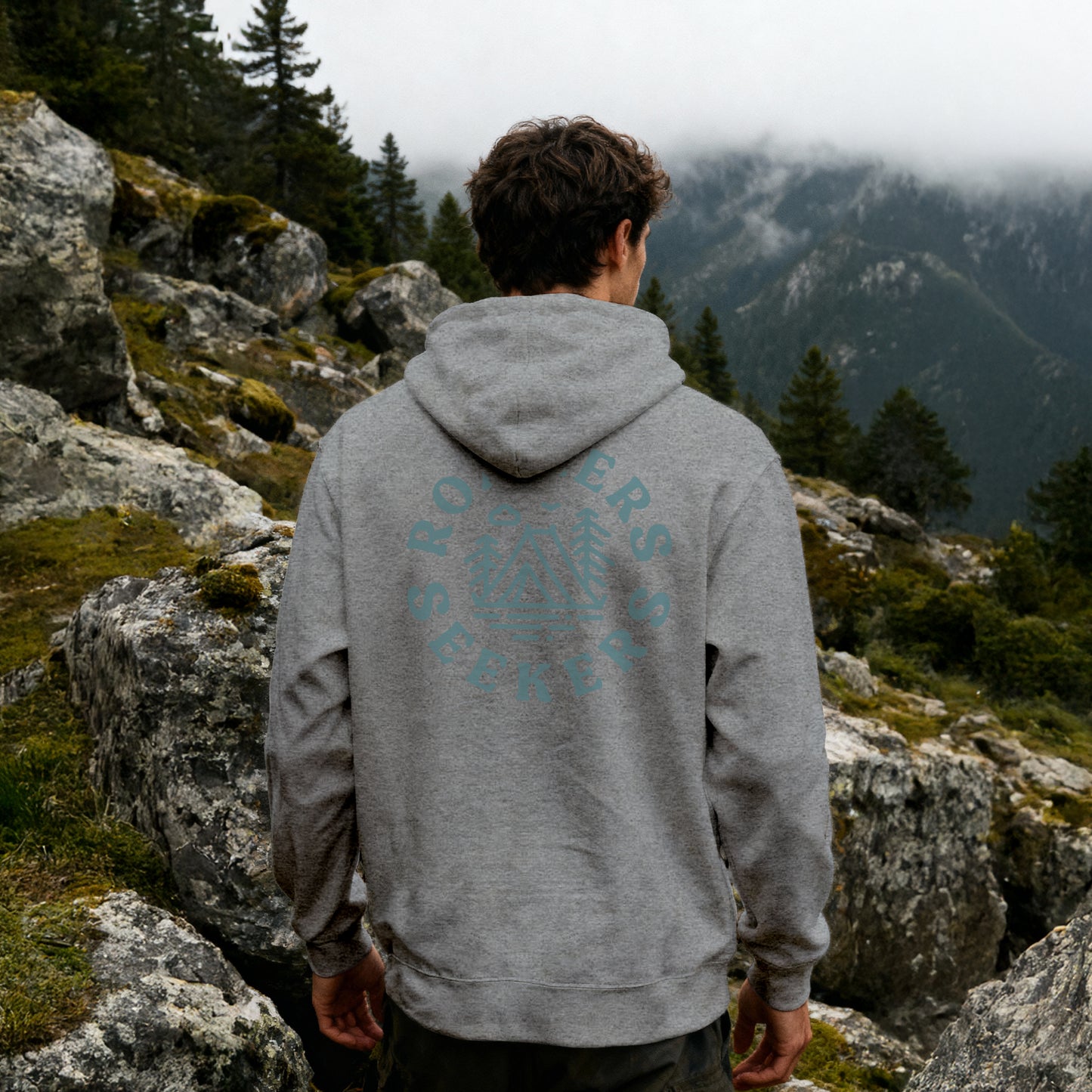 ROAMERS & SEEKERS Outback HOODIE HEATHER GREY