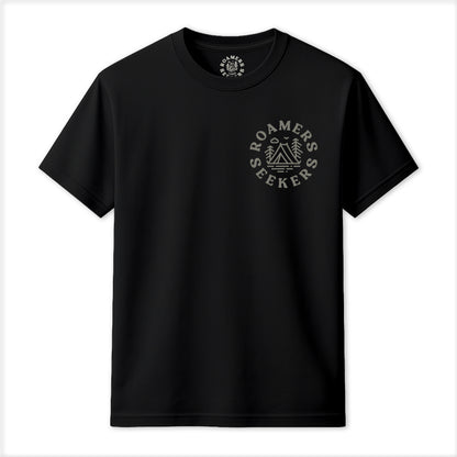 Roamers & Seekers Mens Outback Graphic T-Shirt – Black – Classic Fit 100% Cotton – Roamers & Seekers Graphic Tee