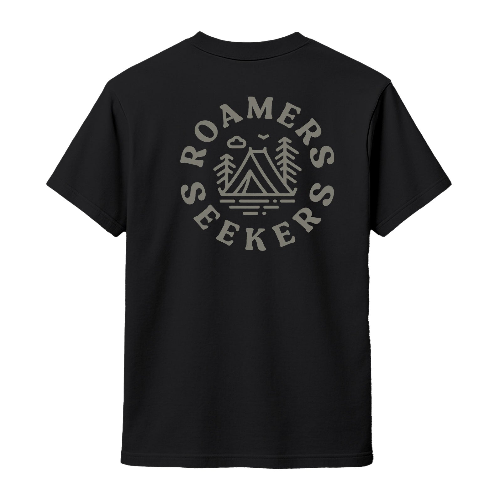 Roamers & Seekers Mens Outback Graphic T-Shirt – Black – Classic Fit 100% Cotton – Roamers & Seekers Graphic Tee