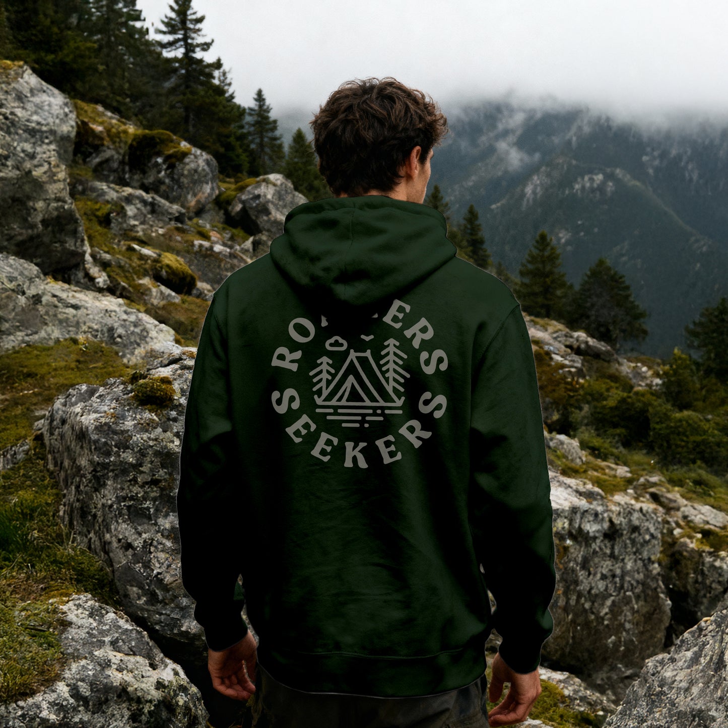 ROAMERS & SEEKERS Outback HOODIE FOREST GREEN