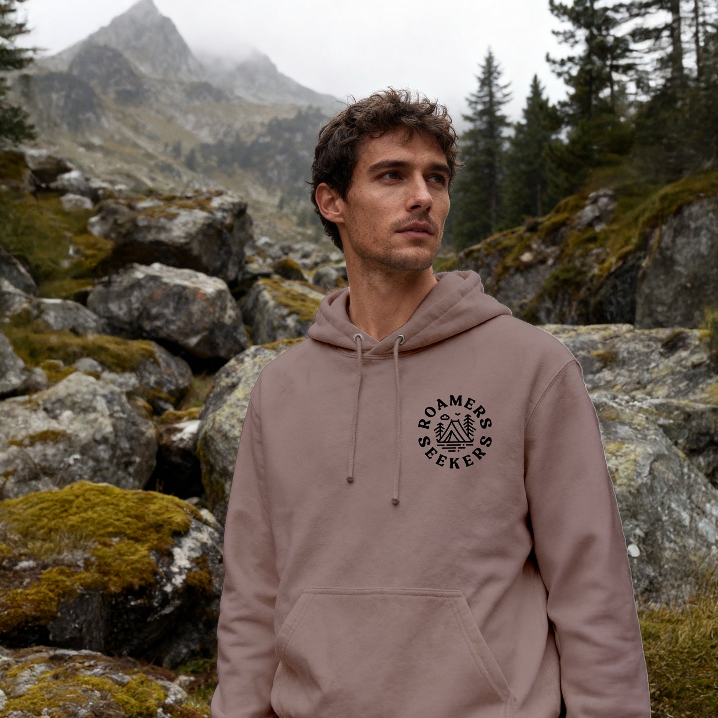 ROAMERS & SEEKERS Outback HOODIE MOCHA BROWN