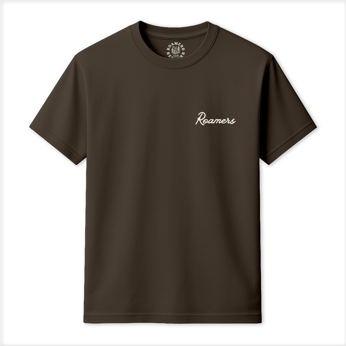 Roamers & Seekers Mens Off Piste Graphic T-Shirt – Olive – Classic Fit 100% Cotton – Roamers & Seekers Graphic Tee