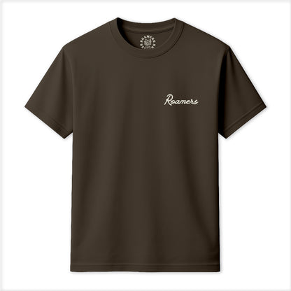 Roamers & Seekers Mens Off Piste Graphic T-Shirt – Olive – Classic Fit 100% Cotton – Roamers & Seekers Graphic Tee