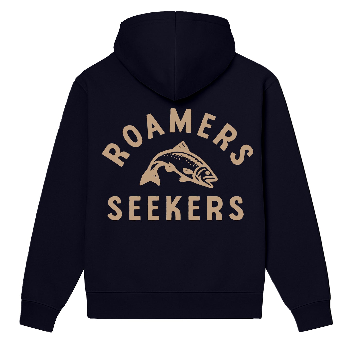 ROAMERS & SEEKERS Salmon Run HOODIE NEW FRENCH NAVY