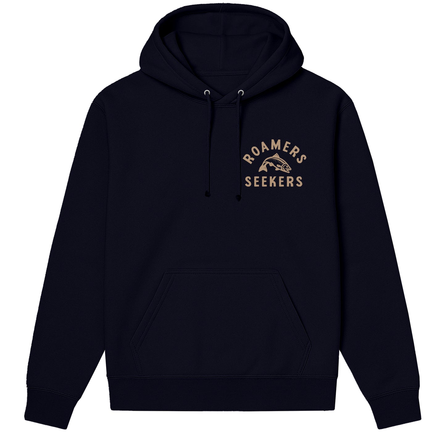 ROAMERS & SEEKERS Salmon Run HOODIE NEW FRENCH NAVY