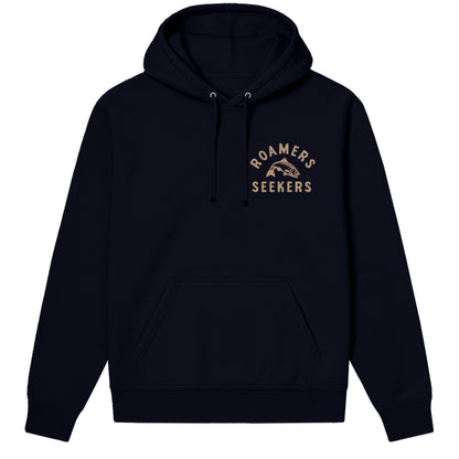 ROAMERS & SEEKERS Salmon Run HOODIE NEW FRENCH NAVY