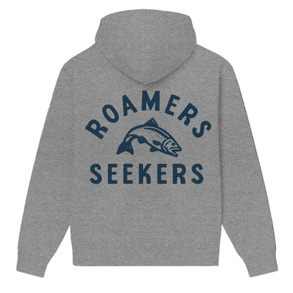 ROAMERS & SEEKERS Salmon Run HOODIE HEATHER GREY